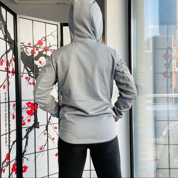 Nike NBA League Nike Hood Ribbed Textured Fleeced Jacket - Picture 10 of 17